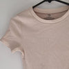 Ally Fashion Beige Ribbed Bodysuit – Size S