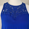 Forever New blue sleeveless top with embellished 12