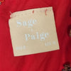 Sage & Paige Red Floral Ruffle Mini Dress 8 AU