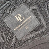 David Lawrence Black Jacquard Sleeveless Top Black Size 6