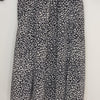 Atmos and Here Black White Animal Print Mini Dress 6 AU NWT