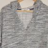 Virtuelle Grey Marle Hoodie Tunic Top Grey