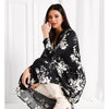 Tokito Black And White Floral Midi Dress – Size 6 – NWT