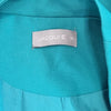 Jacqui E Teal Cropped Open Front Blazer Green Size 14