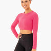 Ryderwear Long Sleeve Crop Top Size Small NWT