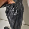 Laura Bellariva Italian Leather Over the Knee Boots Black – Size 37 AU 6.5 – RRP $600