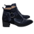 Hispanitas Black Leather Ankle Boots Made in Spain Black 39