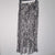 Decjuba Black & White Leopard Print Midi Skirt Size Small