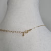 Black Gold Pendant Necklace - Delicate gold metal DepopAU