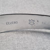 Apart Black and silver leather belt with metal, womensbelt