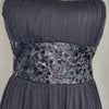 Demand Strapless Cocktail Sequin Dress Black Size 8 AU
