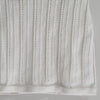 White Mini Skirt with Ribbed Crochet Texture Size Small