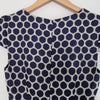 Portmans Navy Polka Dot Fit Flare Dress Size 8 AU