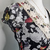 Coco Lace Butterfly Print Crochet Dress Black Size 6 AU