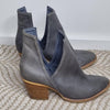 Jo Mercer Grey Leather Ankle Boots Grey Size 38
