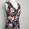 Portmans Signature Navy Floral Pencil Dress Navy Size 14