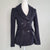 Forever New Black Belted Peacoat Black Size AU 6