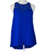 Forever New Blue Sleeveless Embellished Top Women’s Size 12 AU