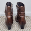 Sandler Brown Leather Ankle Boots – Size 36B (AU 5.5–6)