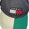Tommy Jeans Colourblock Cap OS Navy, Green Beige Logo Hat