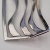 Sterling Silver 925 wave pendant. As shown in photos. Silver