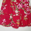 Forever New Red Floral Ruffle Mini Skirt Size 8 AU