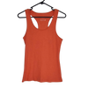Lorna Jane Orange Ribbed Tank Top Medium