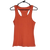 Lorna Jane Orange Ribbed Tank Top Medium