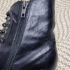 Django Juliette Black Leather Combat Boots Black Size 40