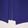 Cue Women's Blue Pleated skirt with front zipper. Size 6 AU
