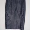 Lily Loves Black Faux Leather Pencil Skirt 8 AU