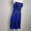 Collection Blue Party Dress Strapless Cocktail Wear 8 AU