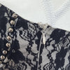 Loving Thing's lace beaded strapless dress. Size 10 AU