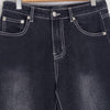 White Fox Boutique Women's Black Jeans - Boot Cut - Size XS (6 AU)