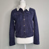 Piping Hot Corduroy Sherpa-Lined Jacket Blue Blue Size AU 8