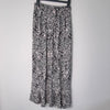 Decjuba Black & White Leopard Print Midi Skirt Size Small