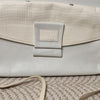 Mangiameli Misung Leather Shoulder Bag Elegant crocleather