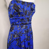 Collection Blue Party Dress Strapless Cocktail Wear 8 AU