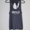 Lorna Jane Mama's Slay Grey Tank Top Medium