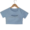 Elite Eleven Baby Blue Cut Out Crop Top – Size S