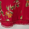 Forever New Red Floral Ruffle Mini Skirt Size 8 AU