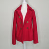 Miss Shop Red Wool Blend Peacoat Size 10
