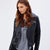 Black Faux Leather Moto Jacket Rose Gold Hardware Size AU 8