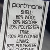 Portmans Blue Wool Peacoat Size 10