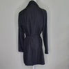Savannah Black Double-Breasted Trench Coat Black Size AU 10