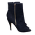 Danni Minogue black suede peep-toe ankle boots Size 38 (7 AU)