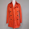 Portmans Orange Trench Coat Size AU 6