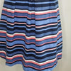 Basque Striped Fit Flare Dress Size 10