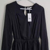 Showpo Women’s Black Long Sleeve Playsuit NWT Size 10 AU