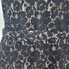 Portmans Black Strapless Lace Dress Nude Lining Cocktail Evening Midi 8 AU